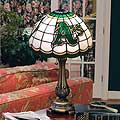 Oakland Athletics MLB Stained Glass Table Lamp