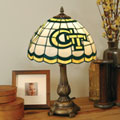Georgia Tech Yellowjackets NCAA College Stained Glass Tiffany Table Lamp