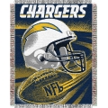 San Diego Chargers NFL "Spiral" 48" x 60" Triple Woven Jacquard Throw