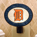 Detroit Tigers MLB Art Glass Nightlight