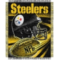 Pittsburgh Steelers NFL "Spiral" 48" x 60" Triple Woven Jacquard Throw