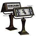 Chicago White Sox MLB Art Glass Banker's Lamp