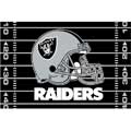 Oakland Raiders 39" x 59" Tufted Acrylic Rug