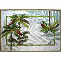 Palm Fronds Rug (4' x 6')