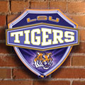 LSU Louisiana State Tigers NCAA College Neon Shield Wall Lamp