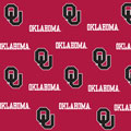 Oklahoma Sooners Ruffled Bedskirt - Red