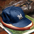 Milwaukee Brewers MLB Baseball Cap Figurine