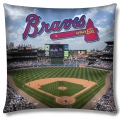 Atlanta Braves MLB "Stadium" 18"x18" Dye Sublimation Pillow