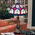 New York Rangers NHL Stained Glass Table Lamp
