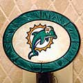 Miami Dolphins NFL Art-Glass Night Light