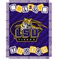 Louisiana State University LSU Tigers NCAA College Baby 36" x 46" Triple Woven Jacquard Throw