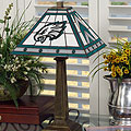 Philadelphia Eagles NFL Mission Style Stained Glass Lamp