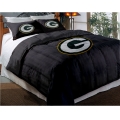 Green Bay Packers NFL Twin/Full Chenille Embroidered Comforter Set 64" x 86" with 2 Shams 24" x 30"