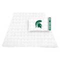 Michigan State Spartans 100% Cotton T-Shirt Jersey Knit Sheet Set