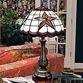 Houston Astros MLB Stained Glass Table Lamp