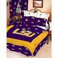 Louisiana State Tigers 100% Cotton Sateen Queen Bed-In-A-Bag