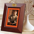 Clemson Tigers NCAA College 10" x 8" Brown Vertical Picture Frame