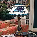 Carolina Panthers NFL Stained Glass Table Lamp