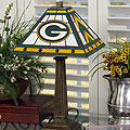 Green Bay Packers NFL Mission Style Stained Glass Lamp