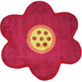 Pink Flower Rug (39" x 39")