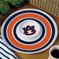 Auburn Tigers NCAA College 14" Round Melamine Chip and Dip Bowl