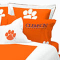 Clemson Tigers Standard Pillow Sham - Orange