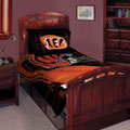 Cincinnati Bengals Twin / Full Comforter with Two Shams