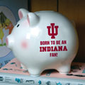Indiana Hoosiers NCAA College Ceramic Piggy Bank