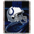 Indianapolis Colts NFL "Spiral" 48" x 60" Triple Woven Jacquard Throw