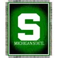 Michigan State Spartans "Focus" 48" x 60" Woven Jacquard Throw