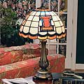 Illinois Illini NCAA Stained Glass Table Lamp