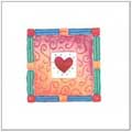 Heart Collection IV - Contemporary mount print with beveled edge