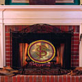 Florida Seminoles NCAA College Stained Glass Fireplace Screen