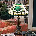 Green Bay Packers NFL Stained Glass Table Lamp