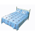 North Carolina Tarheels 100% Cotton Sateen Twin XL Dorm Sheet Set - Blue