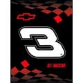 #3 Dale Earnhardt Sr. 60" x 80" Winner's Circle Collection Blanket / Throw