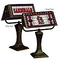 St. Louis Cardinals MLB Art Glass Banker's Lamp