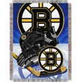 Boston Bruins NHL Style "Home Ice Advantage" 48" x 60" Tapestry Throw