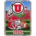 Utah Utes "Home Field" 48" x 60" Woven Tapestry Throw