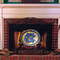 North Carolina Tarheels UNC NCAA College Stained Glass Fireplace Screen