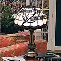 Tampa Bay Lightning NHL Stained Glass Table Lamp