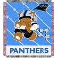 Carolina Panthers "Baby" 36" x 46" Woven Jacquard Throw