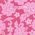 Dust Ruffle - Pink Hibiscus