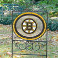Boston Bruins NHL Stained Glass Outdoor Yard Sign