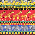 Serenghetti Straight Valance - Animal Stripe 