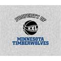 Minnesota Timberwolves 58" x 48" "Property Of" Blanket / Throw