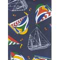 Sheet Set - Yacht Club Navy Print