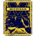 Michigan Wolverines "Focus" 48" x 60" Woven Jacquard Throw