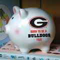 Georgia UGA Bulldogs NCAA College Ceramic Piggy Bank
