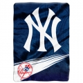 New York Yankees MLB "Speed" 60" x 80" Super Plush Throw
